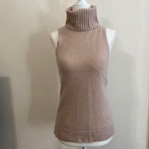 Cashmere knit vest top